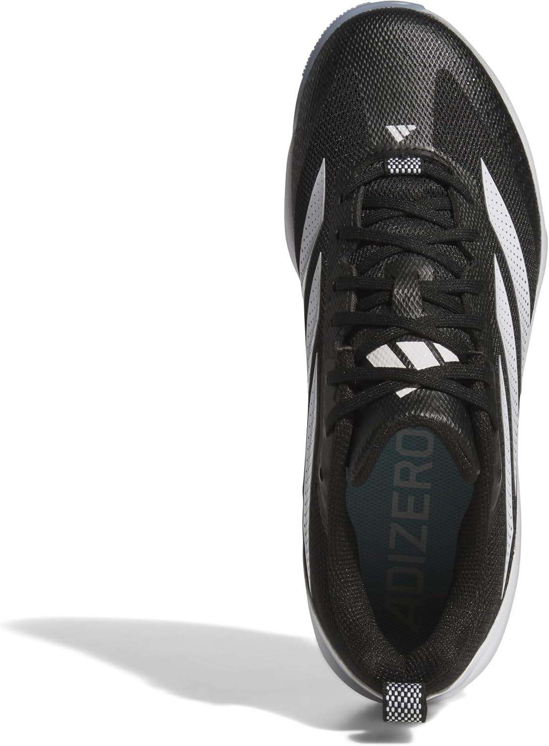 Мужские кроссовки Adidas Adizero Impact 2.0 для газона, белый/черный — фото 2