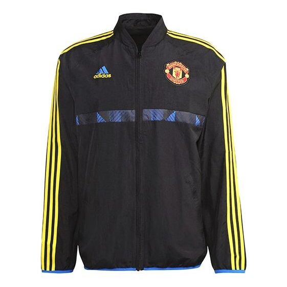 

Куртка adidas 21-22 Season Manchester United Soccer/Football Sports Jacket Black, черный