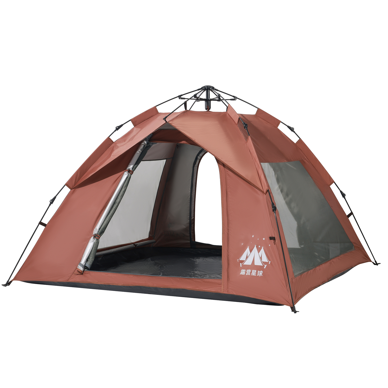 

Палатка Cloud Sand для кемпинга на открытом воздухе складная портативная усиленная автоматическая раскладная тент CAMEL, коричневый