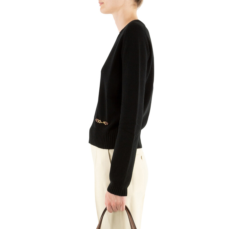 

Кашемировый свитер женский черный Gucci