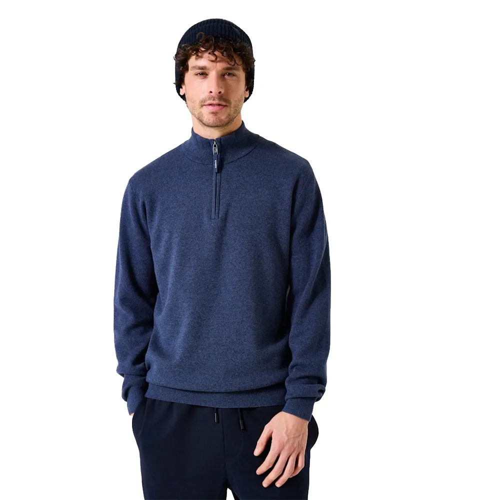 

Свитер Garcia I51240 half zip, синий