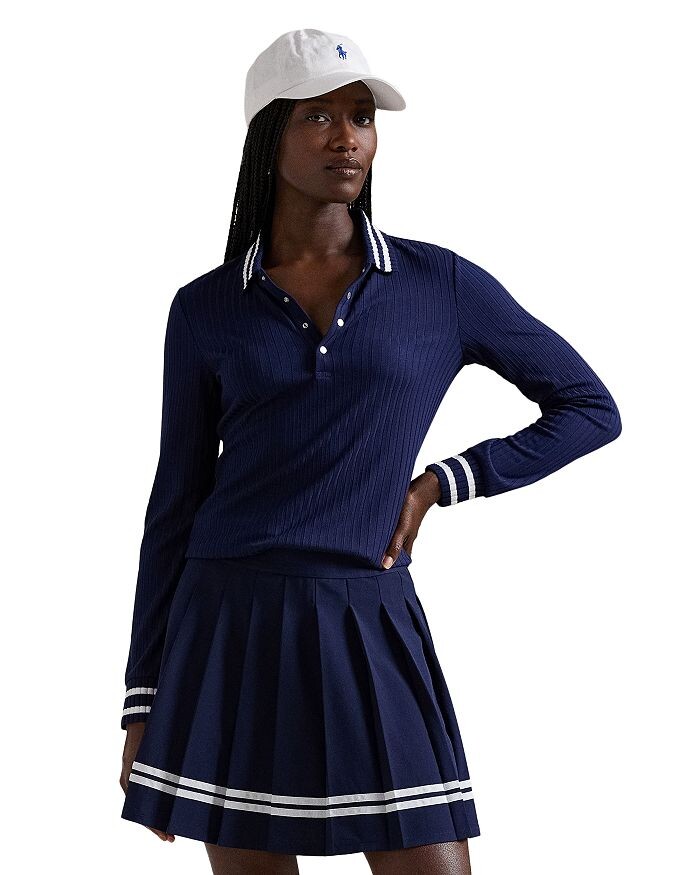 

Рубашка-поло в рубчик RLX Ralph Lauren, синий