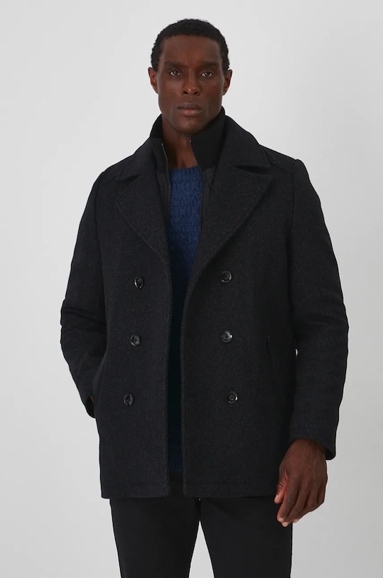 

Шерстяное пальто Medicine, черный