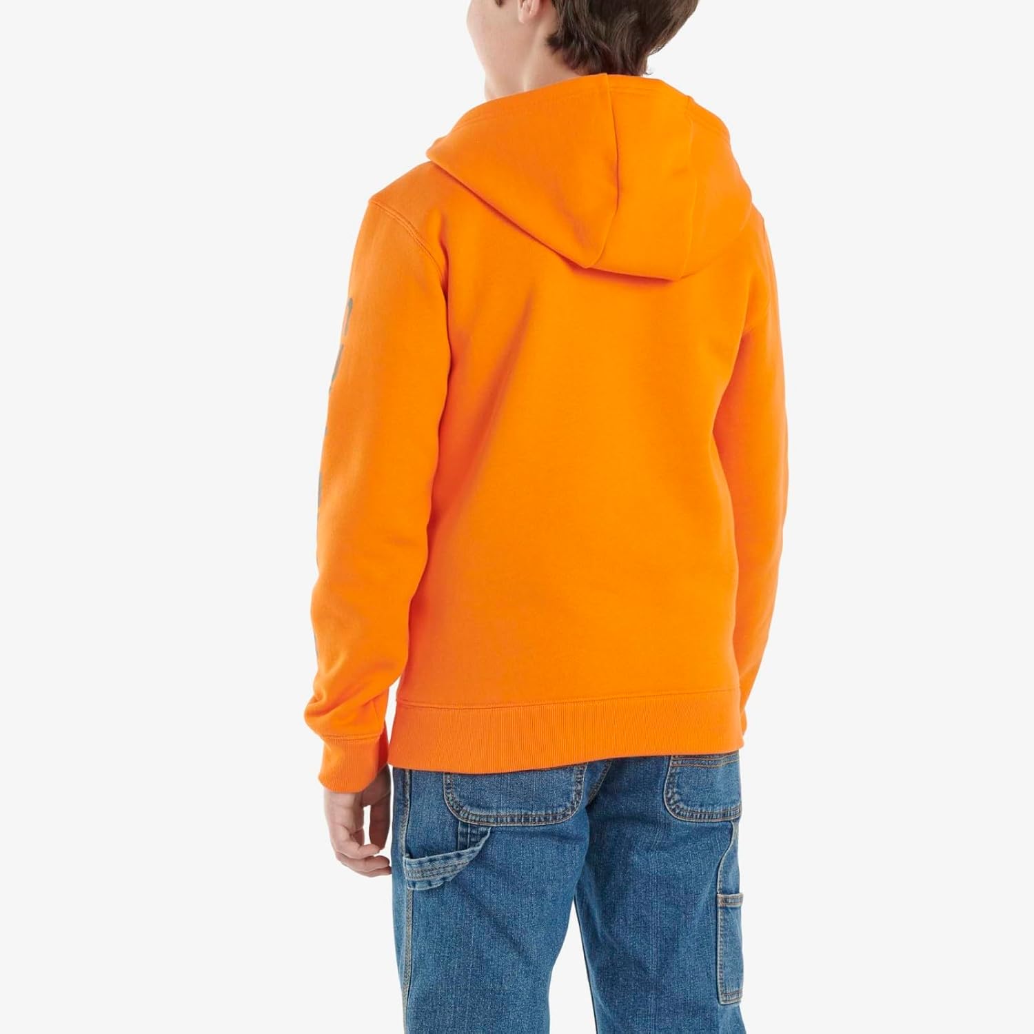 Детская толстовка Carhartt CA6272 с длинными рукавами и принтом - для мальчиков, Exotic Orange — фото 3