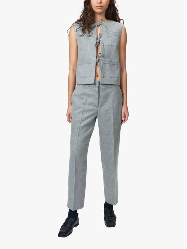 

Брюки из смесовой шерсти alva nué notes, цвет Grey Melange