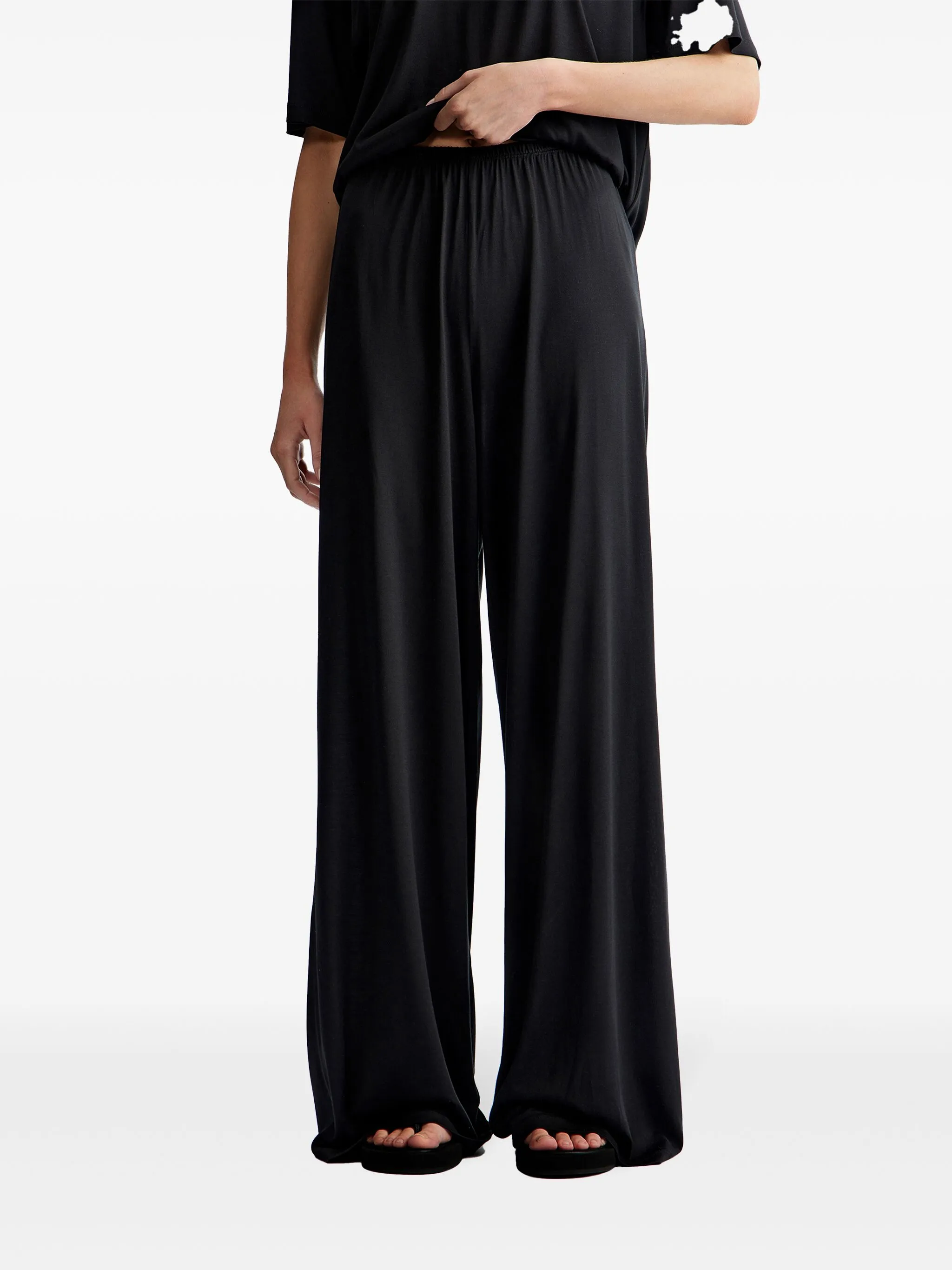 

Широкие брюки из джерси 12 Storeez, черный