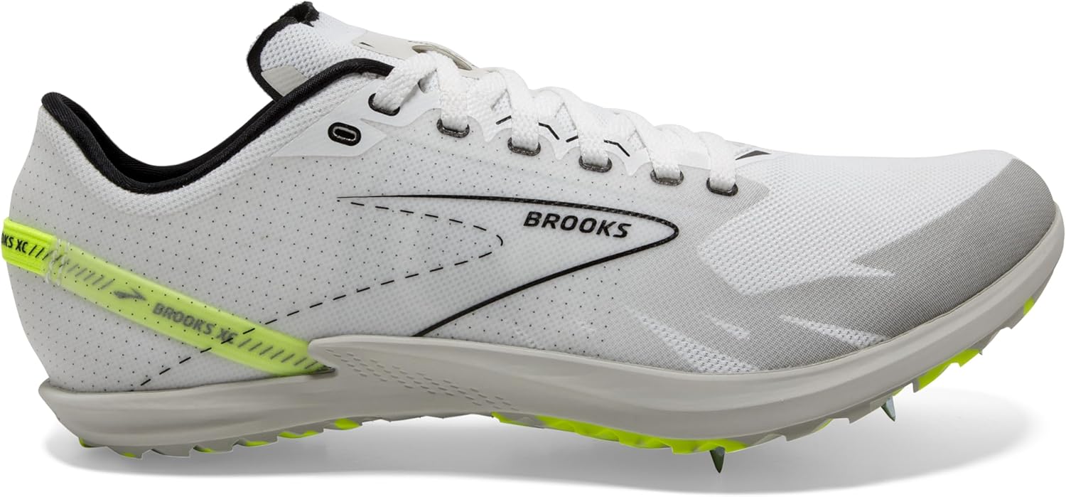 Беговые кроссовки Brooks Draft XC без шипов с поддержкой для кросс-кантри, белый/черный — фото 2