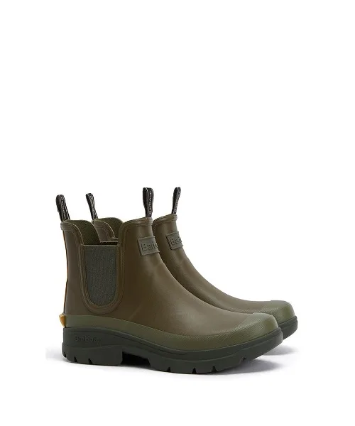 Мужские дождевые туфли Barbour Nimbus Side Gore Short зеленые