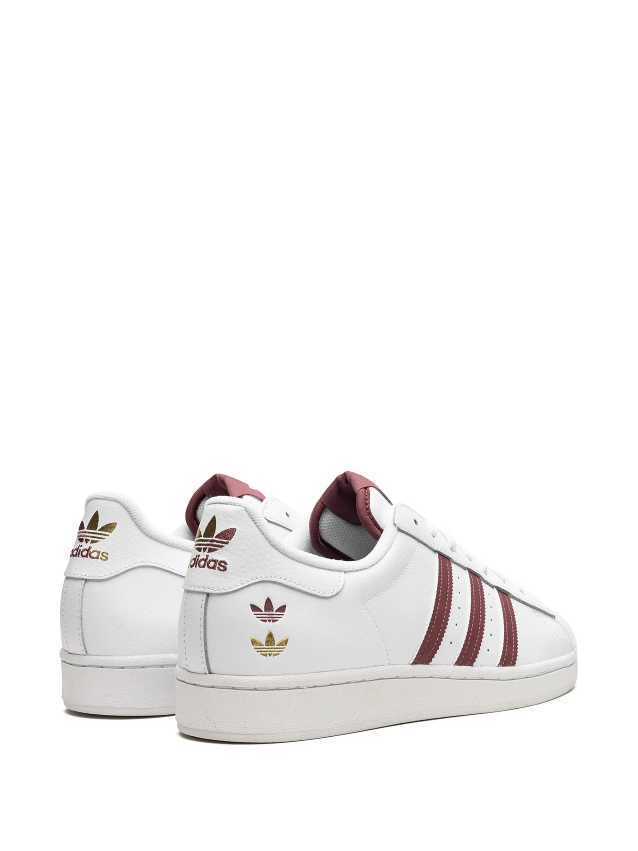 Кеды Superstar Quiet Crimson Adidas, белый — фото 3