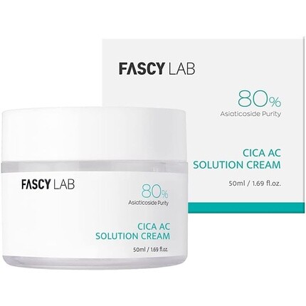 

Lab Cica Cream Корейский увлажняющий крем для лица для ухода за кожей для кожи, склонной к акне, 50 мл, Fascy