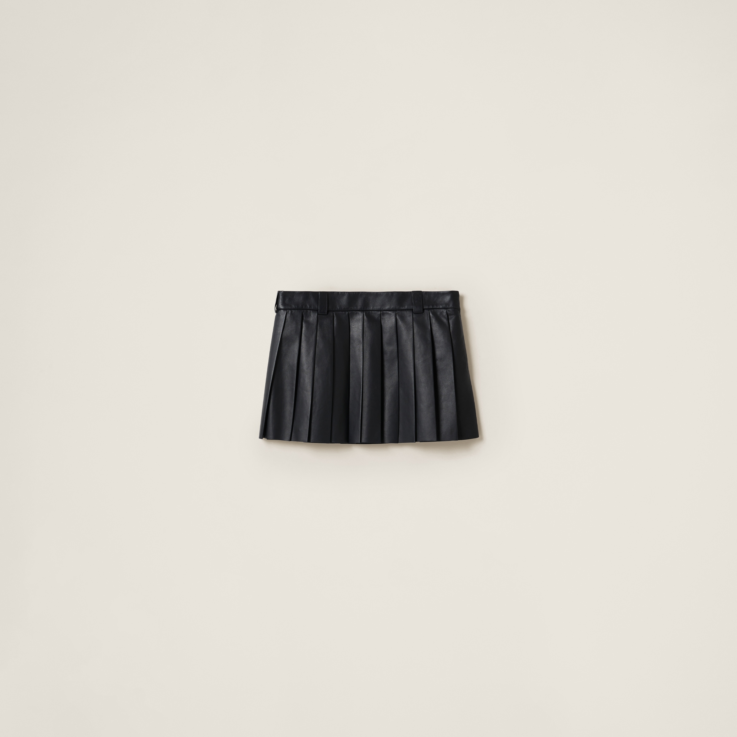 

Юбка из наппы MIU MIU, черный