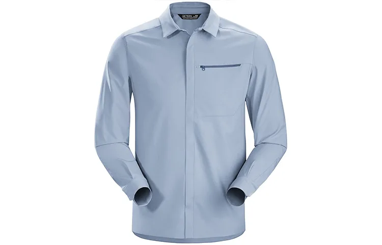 Рубашка мужская SKYLINE Series Arcteryx, Aqua Pine Green/Taxus — фото 4