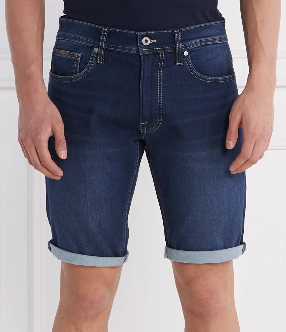 

Джинсовые шорты Pepe Jeans London GYMDIGO Slim Fit, темно-синий