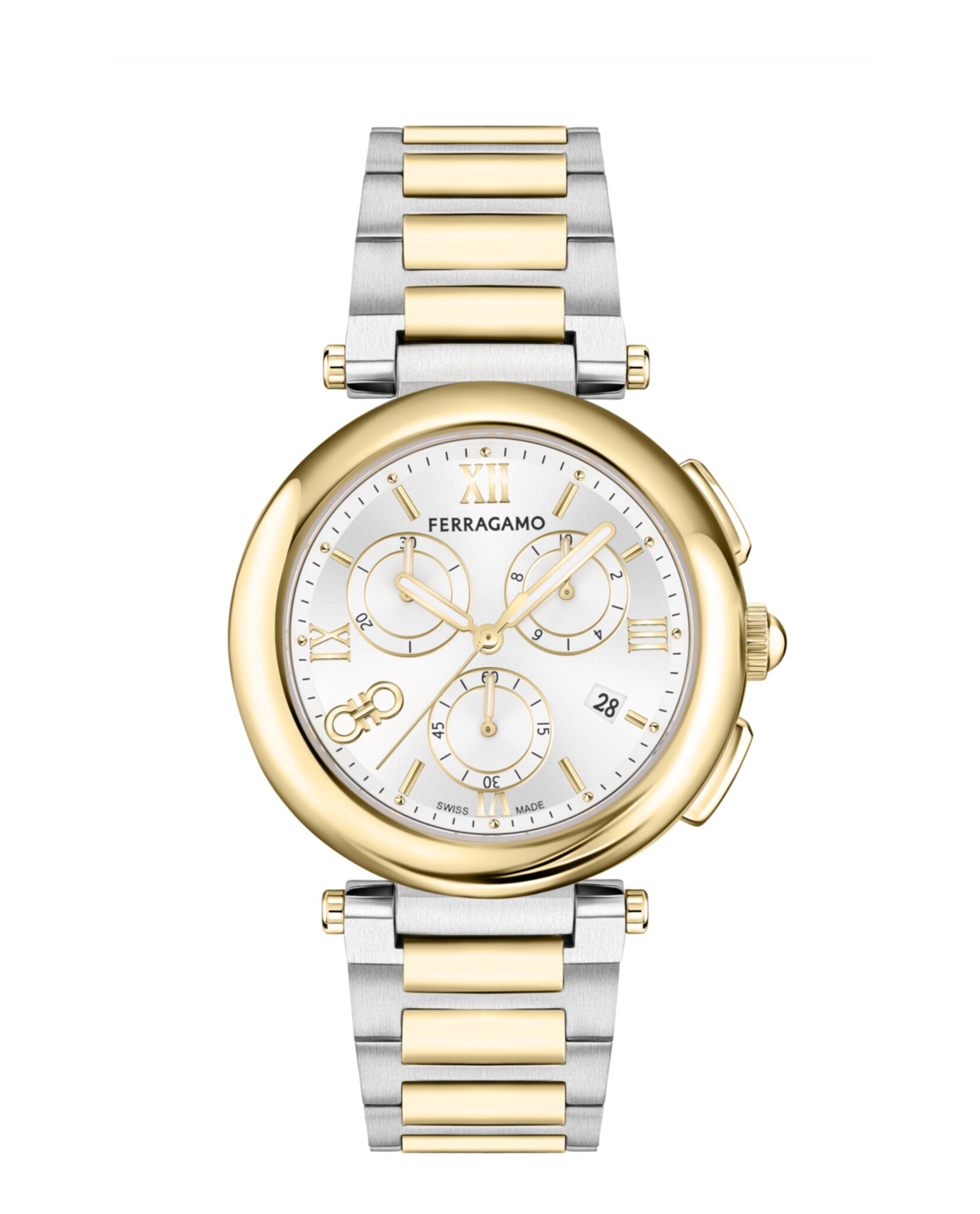 

Часы Ferragamo Legacy Salvatore Ferragamo, цвет two tone/two tone/silver