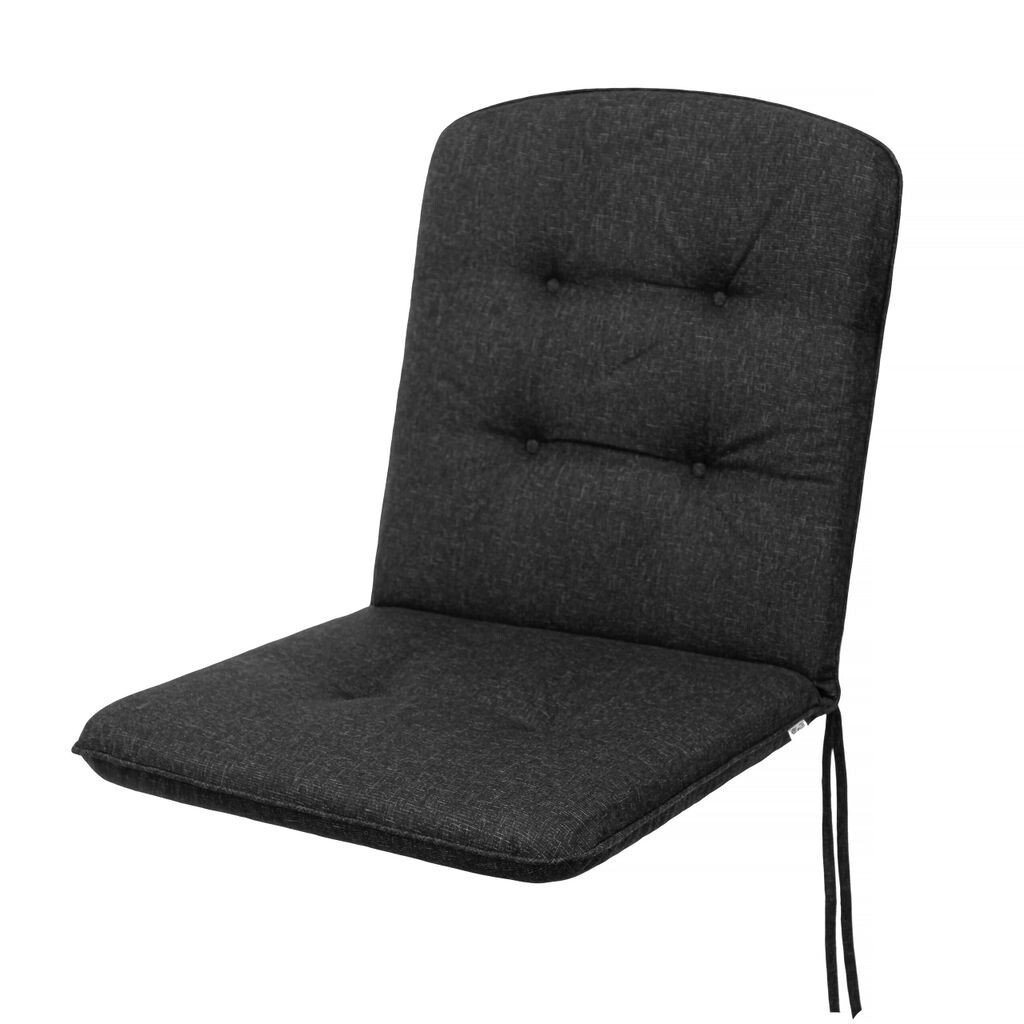 

Стеганая подушка на спинку 120х40см PALLET CUSHION подушка для сиденья поддон мебельный антрацит Sales Core, черный