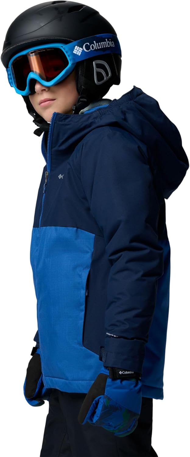 Куртка Columbia boys Alpine Action III, Mountain Blue Melange/Collegiate Navy — фото 4