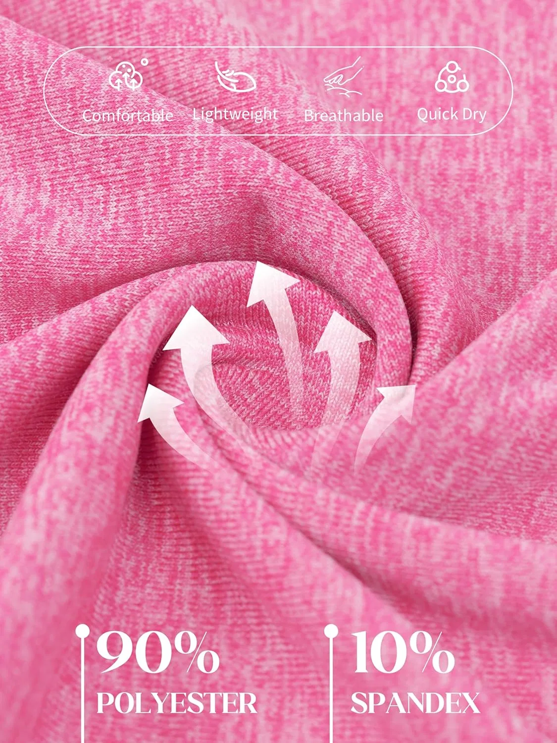 Детские спортивные футболки Poroka, 5 штук, Black, Light Grey, Pink, Purple, Blue — фото 4