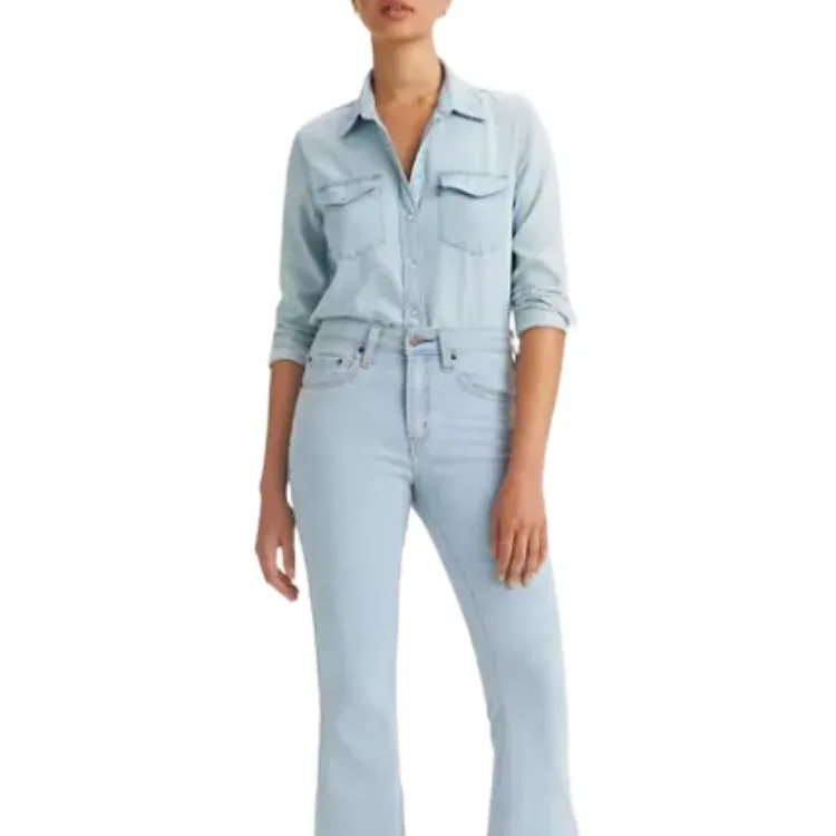 Джинсы Light Blue Levis — фото 3