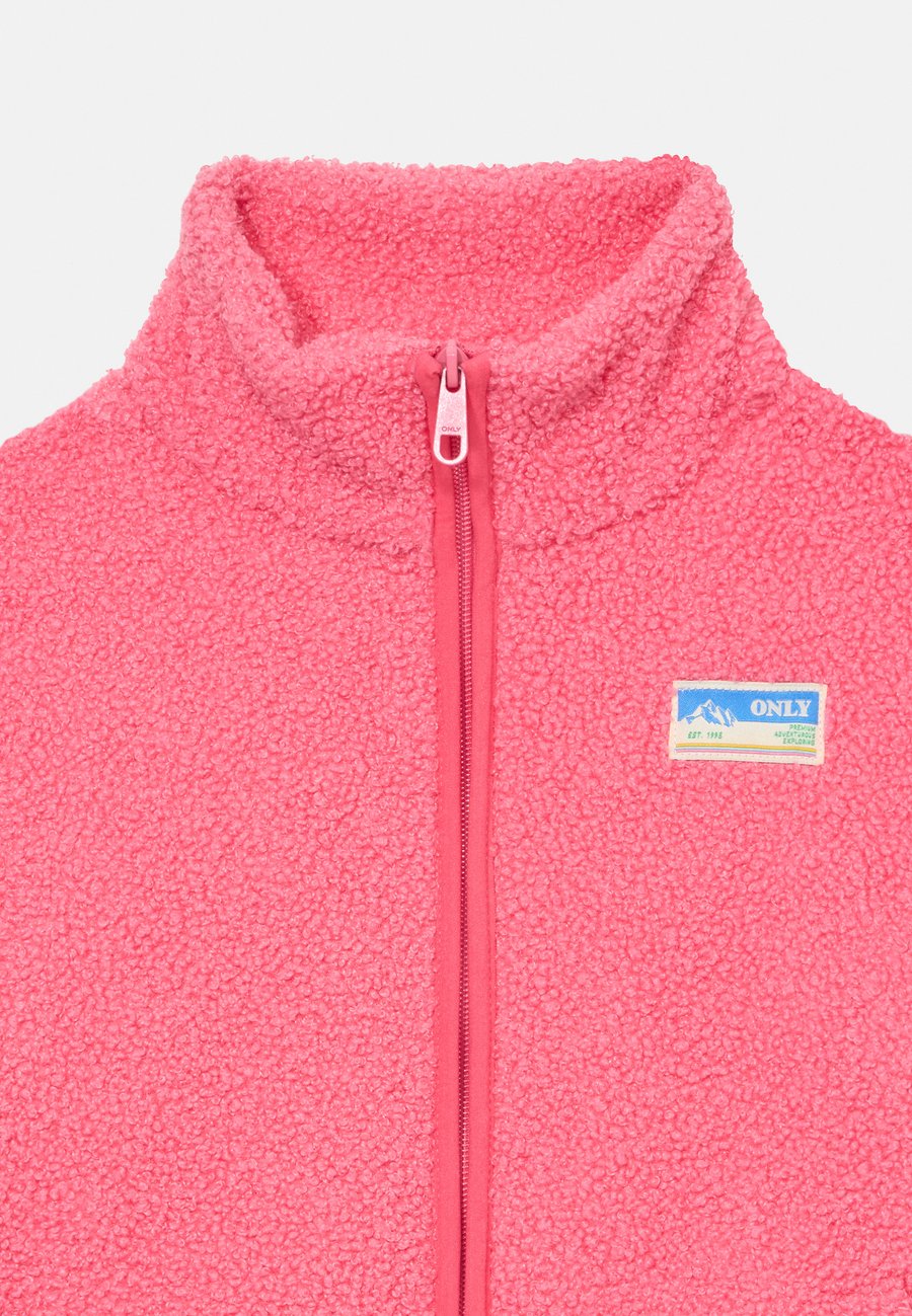 Флисовая куртка ONLY GIRLS KOGEVA LIFE, Pink Lemonade/Pink — фото 3