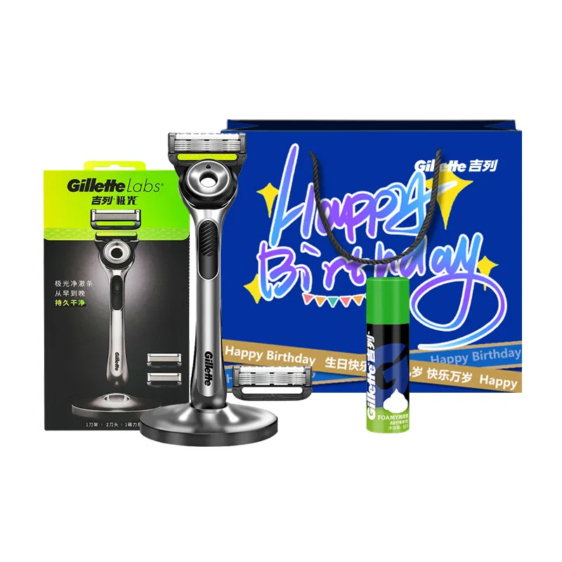 Мужская бритва Gillette Aurora с лезвиями и пеной