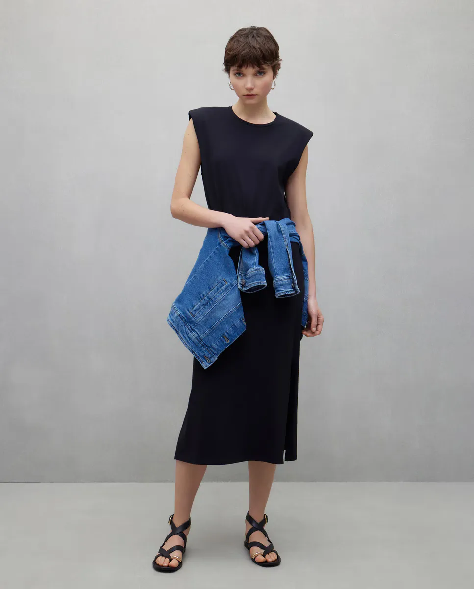 

Однотонное платье без рукавов Easy Wear, чёрный