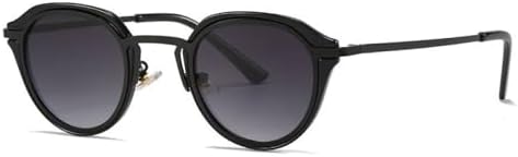 

Классические круглые солнцезащитные очки 2027 года для женщин, персонализированные металлические дужки, ретро-очки для мужчин для активного отдыха и вождения MTZJH, 919-bgray