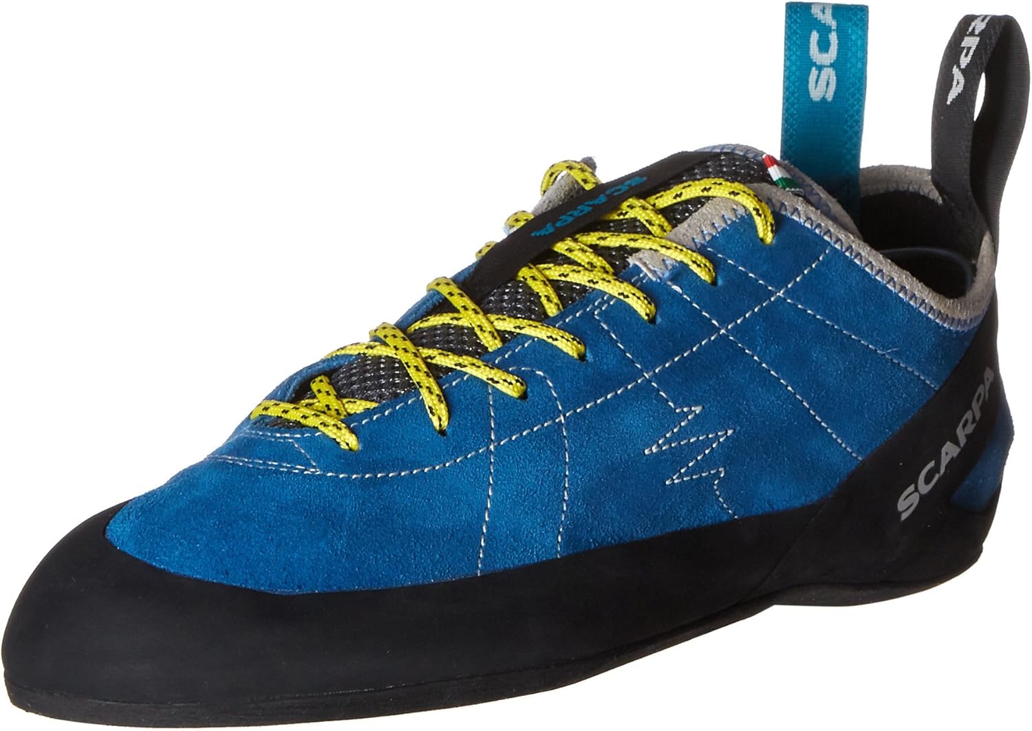 

Мужские скальные туфли SCARPA Helix с шнуровкой для традиционного и спортивного скалолазания, синий