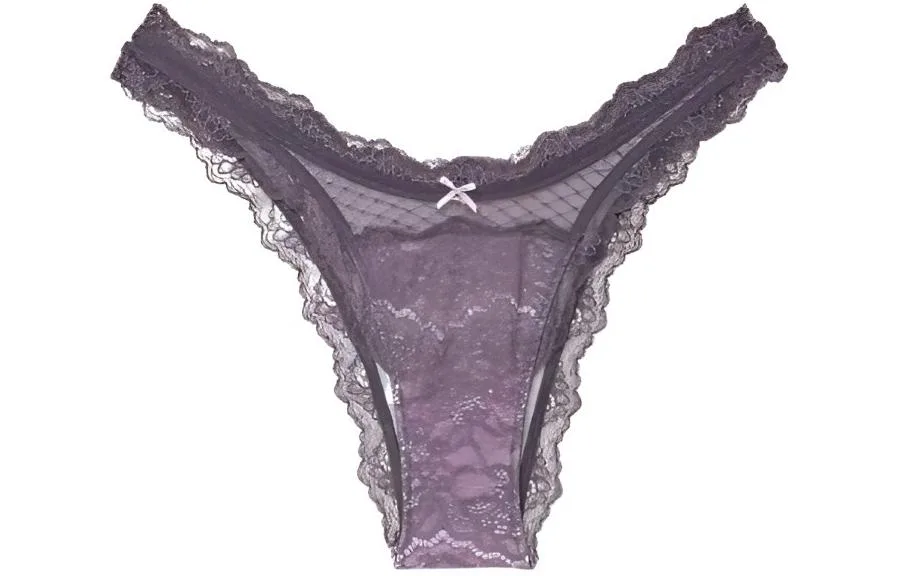 Victoria's Secret Женские трусы 1 шт фиолетово-серые