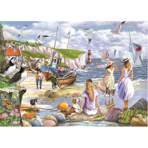 

Пазлы Sea Shore Breezes Big 500 Puzzle