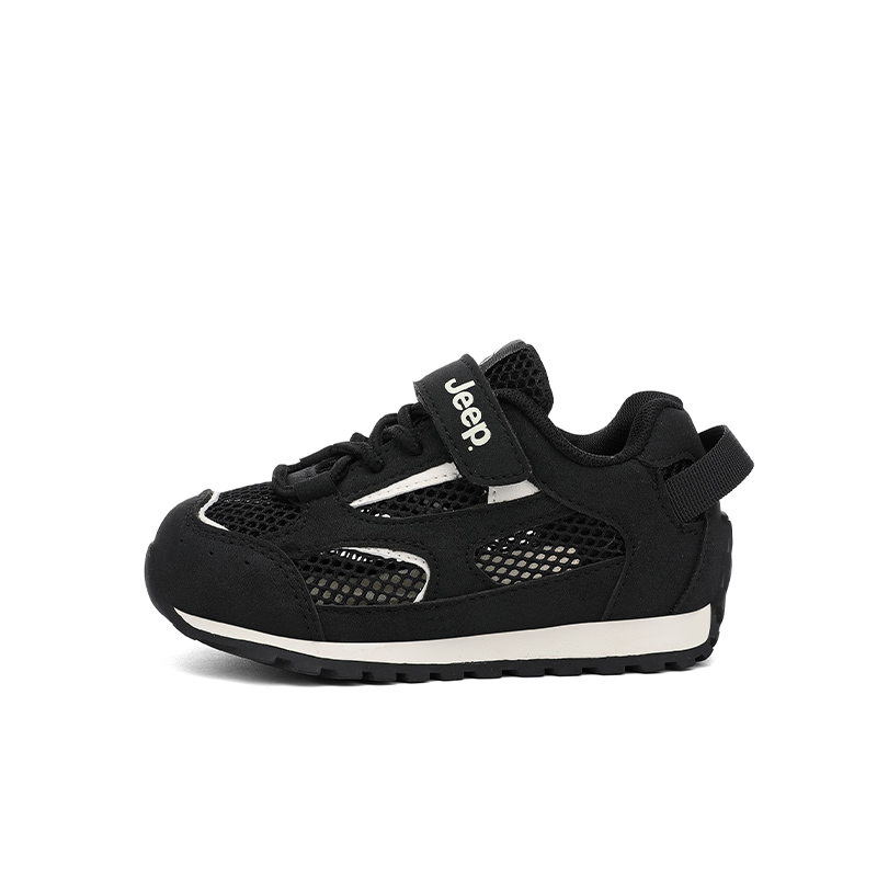 

Легкие, амортизирующие, нескользящие, низкие детские кроссовки для повседневной носки Jeep, черный