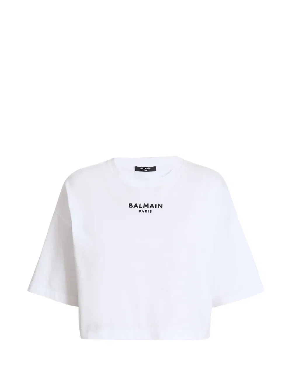Футболка Balmain с вышивкой Paris, белый