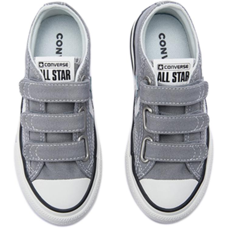 Звездные игроки 76 низкие детские кеды Converse, серый — фото 4