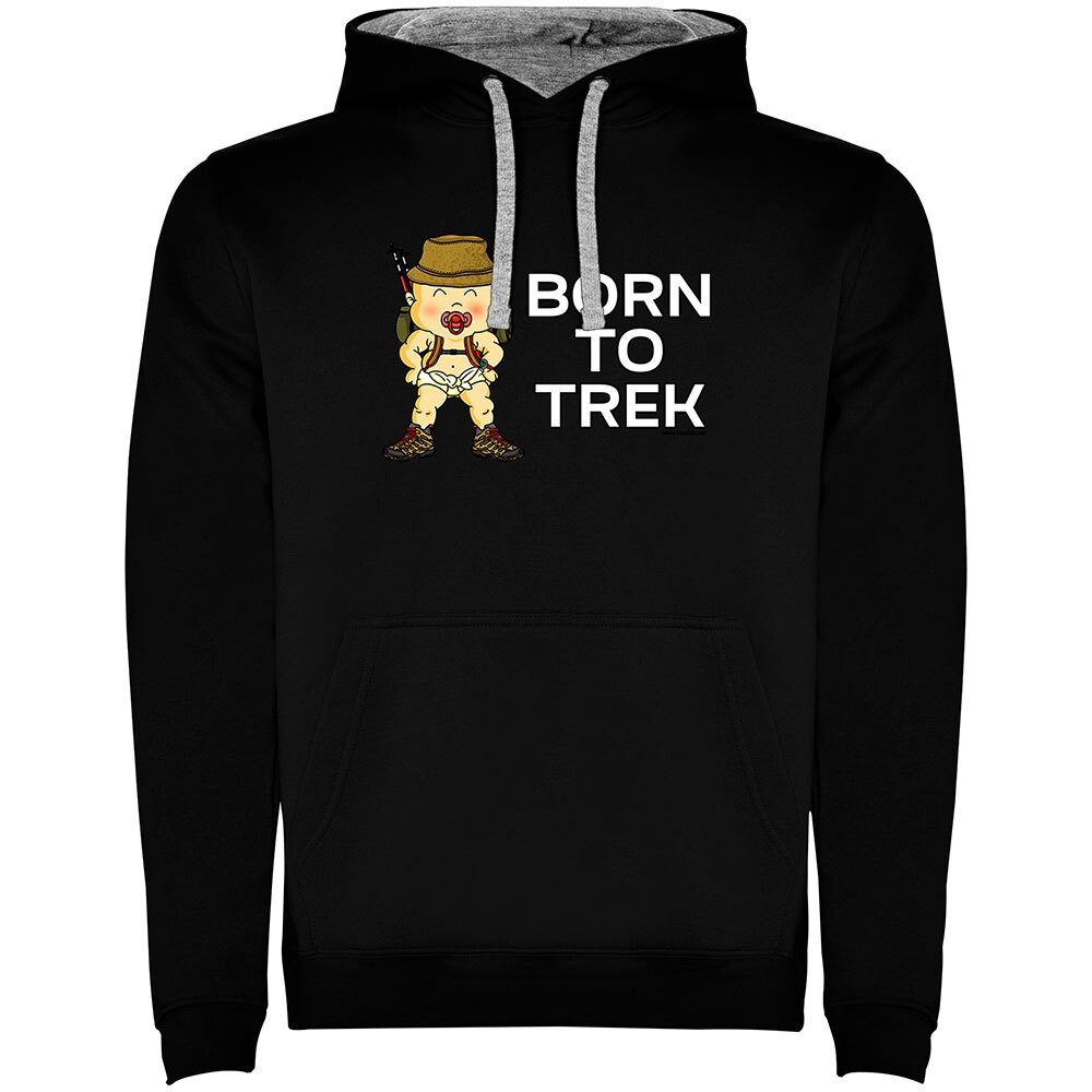 

Худи Kruskis Born To Trek Two-Colour, черный