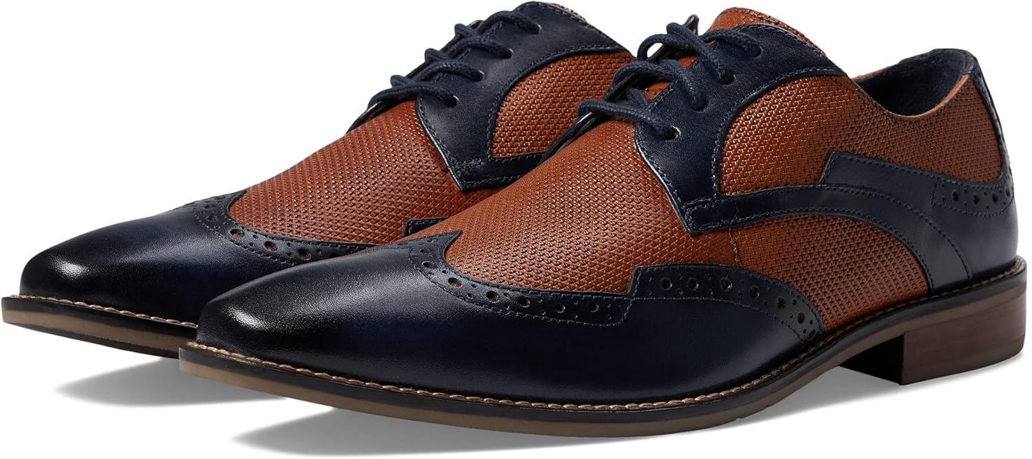 

Мужские оксфорды Stacy Adams Joss Wingtip на шнуровке, мультиколор