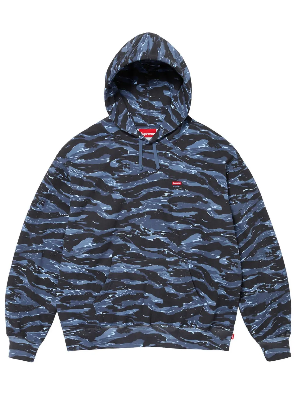 

Худи с камуфляжным принтом Supreme, синий