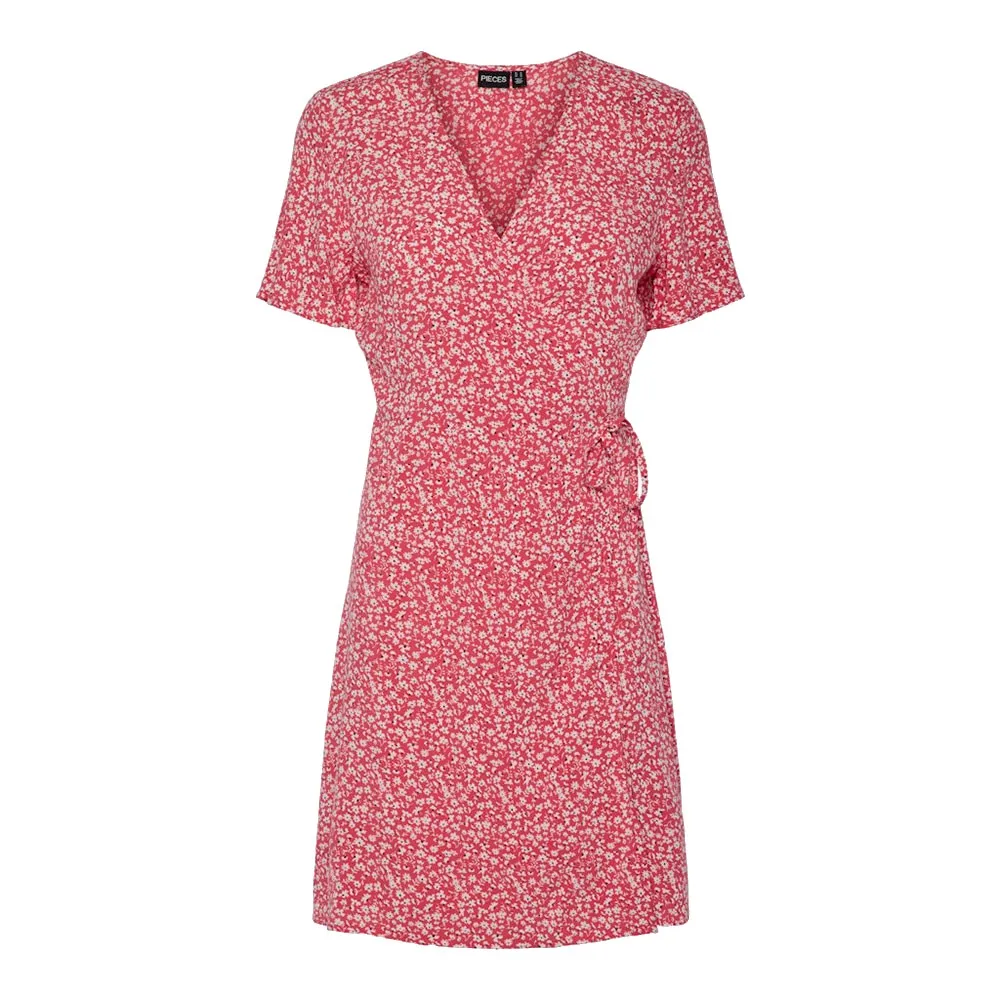 

Платье Pieces Tala New short sleeve short, розовый