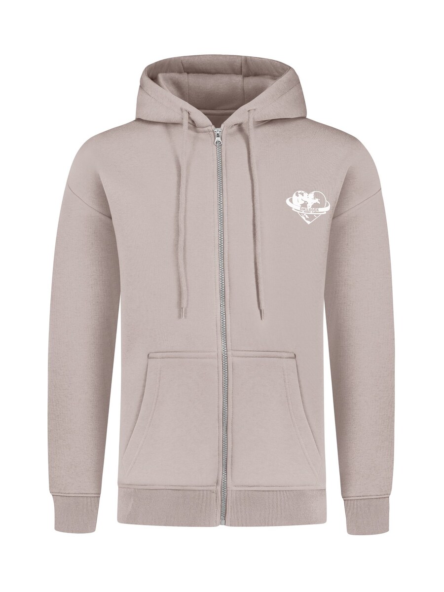 

Толстовка с капюшоном на молнии Smilodox Zip-Up Hoodie Amora, светло-коричневый