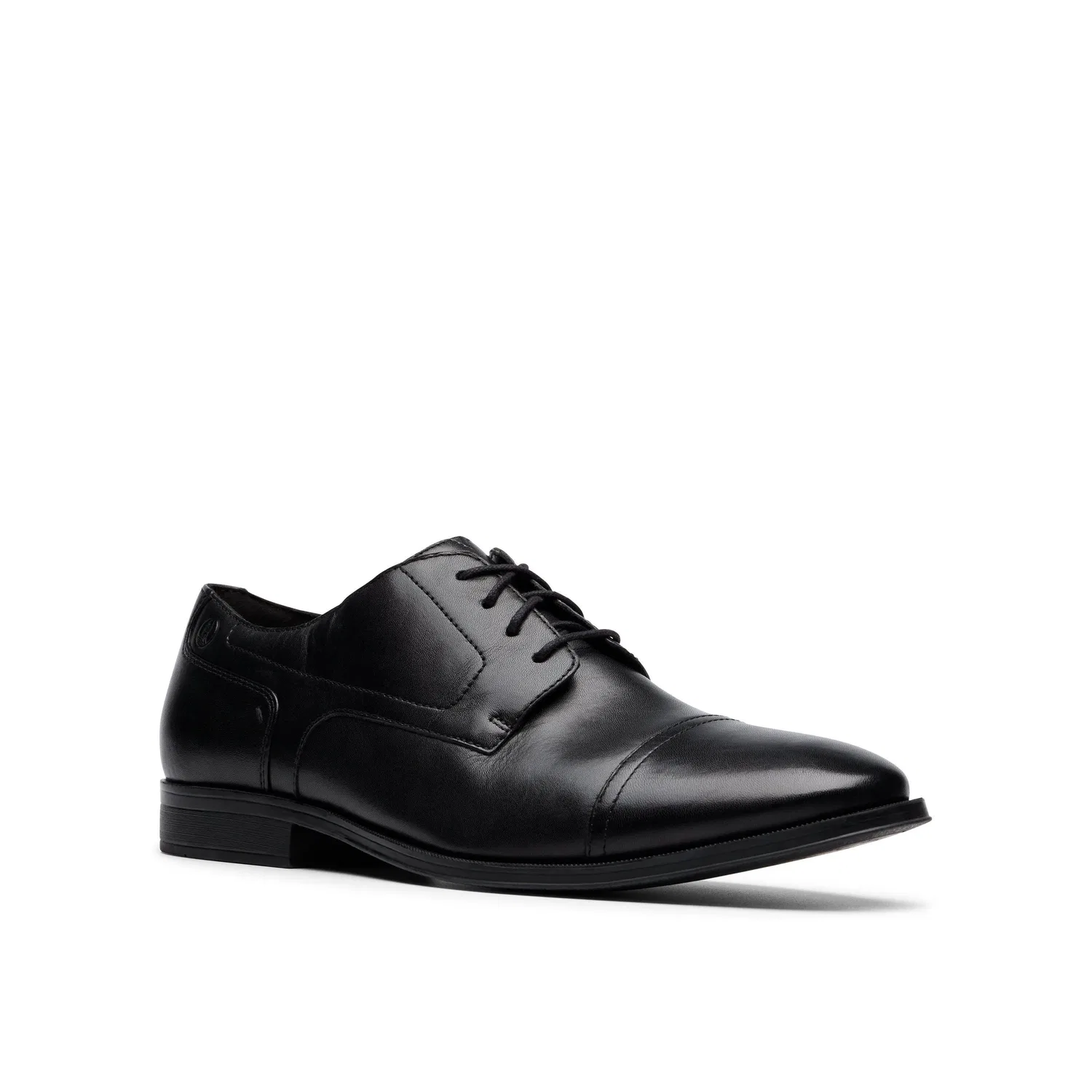 Туфли оксфорд кожаные с мыском Clarks, черный — фото 4