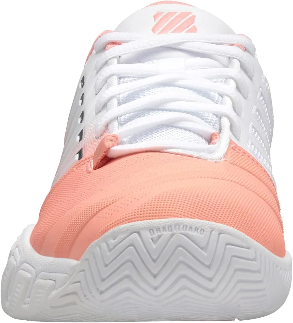 Кроссовки для тенниса K-Swiss Bigshot Light 4, цвет Peach Amber/White/Asphalt — фото 4