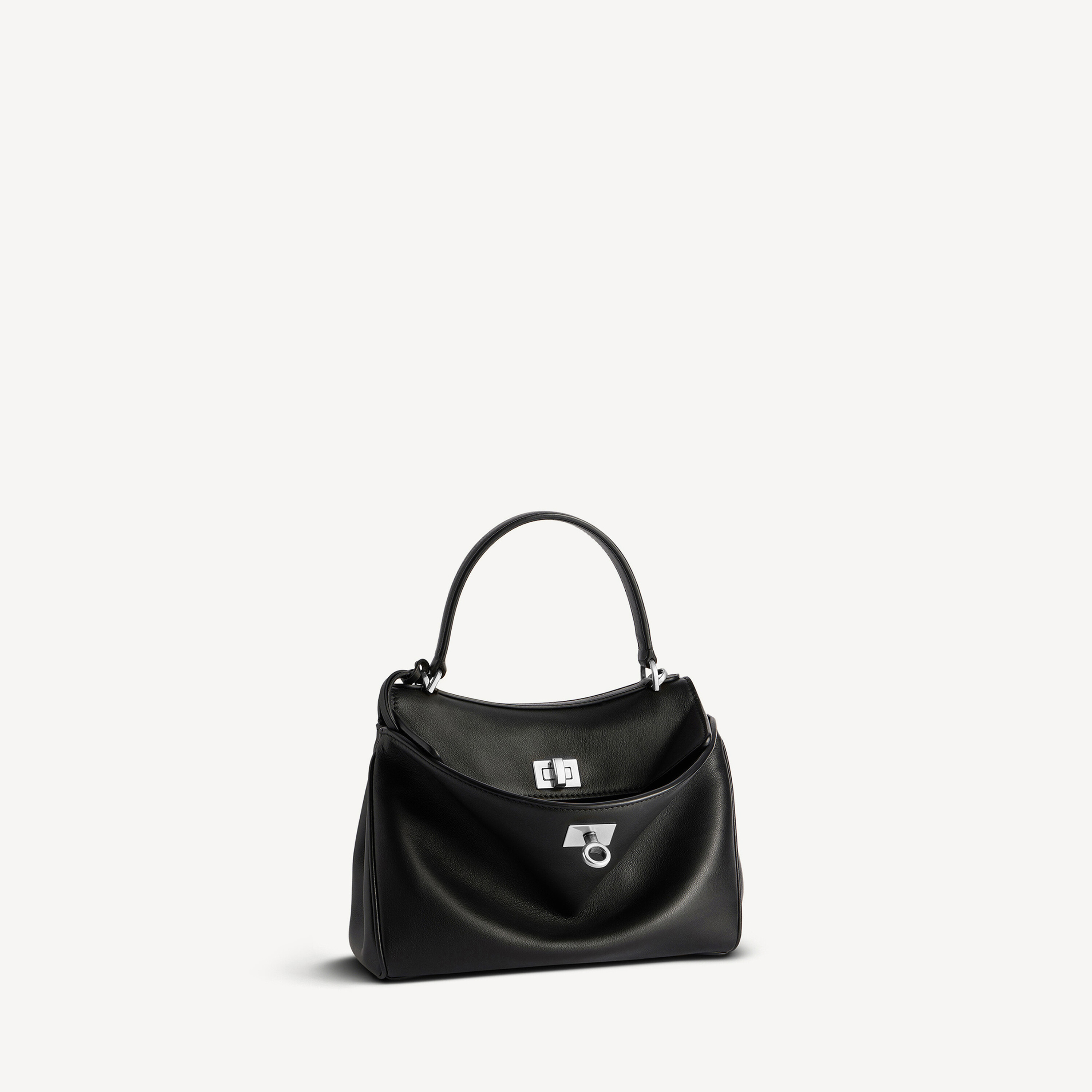 BALENCIAGA Женская мини-сумка Rodeo в черном цвете — фото 2