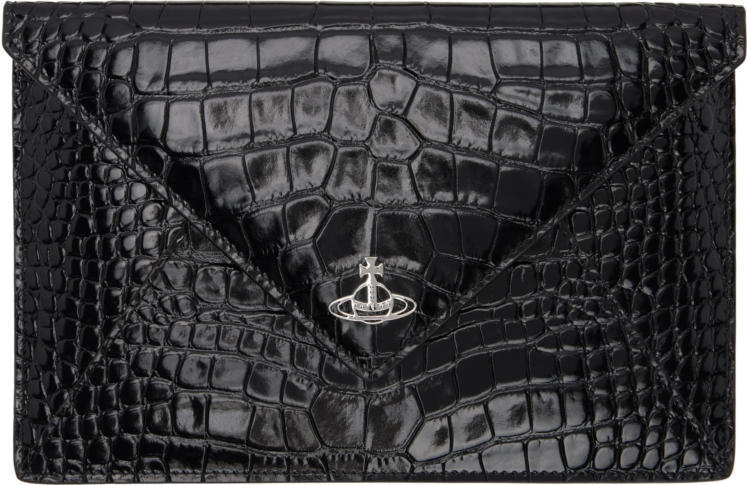 

Клатч-конверт из крокодиловой кожи Vivienne Westwood