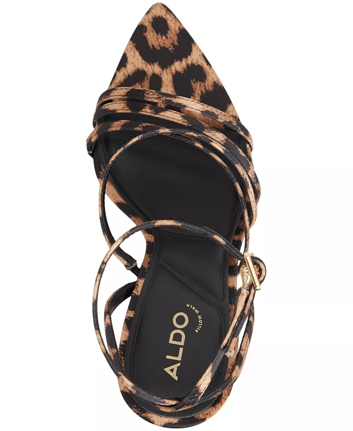 Женские босоножки Solania на каблуке с ремешками ALDO, мультиколор — фото 3