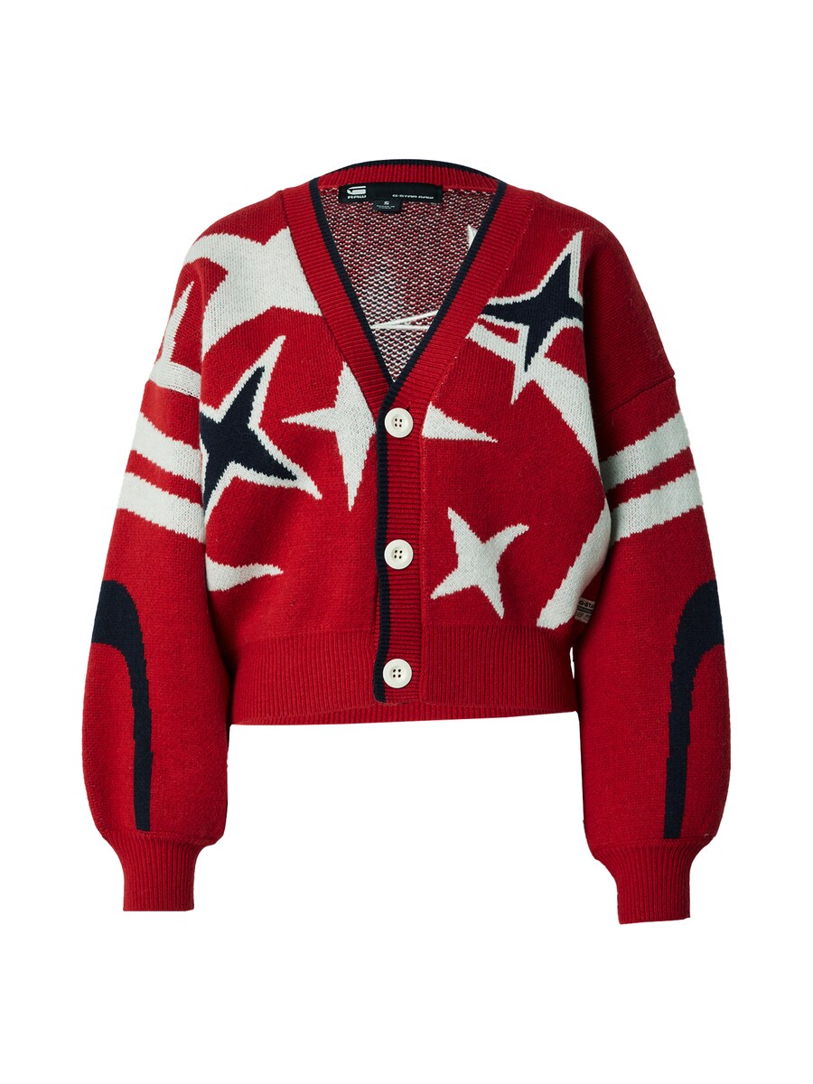 

Вязаный кардиган G-STAR Knit Cardigan Holiday, красный