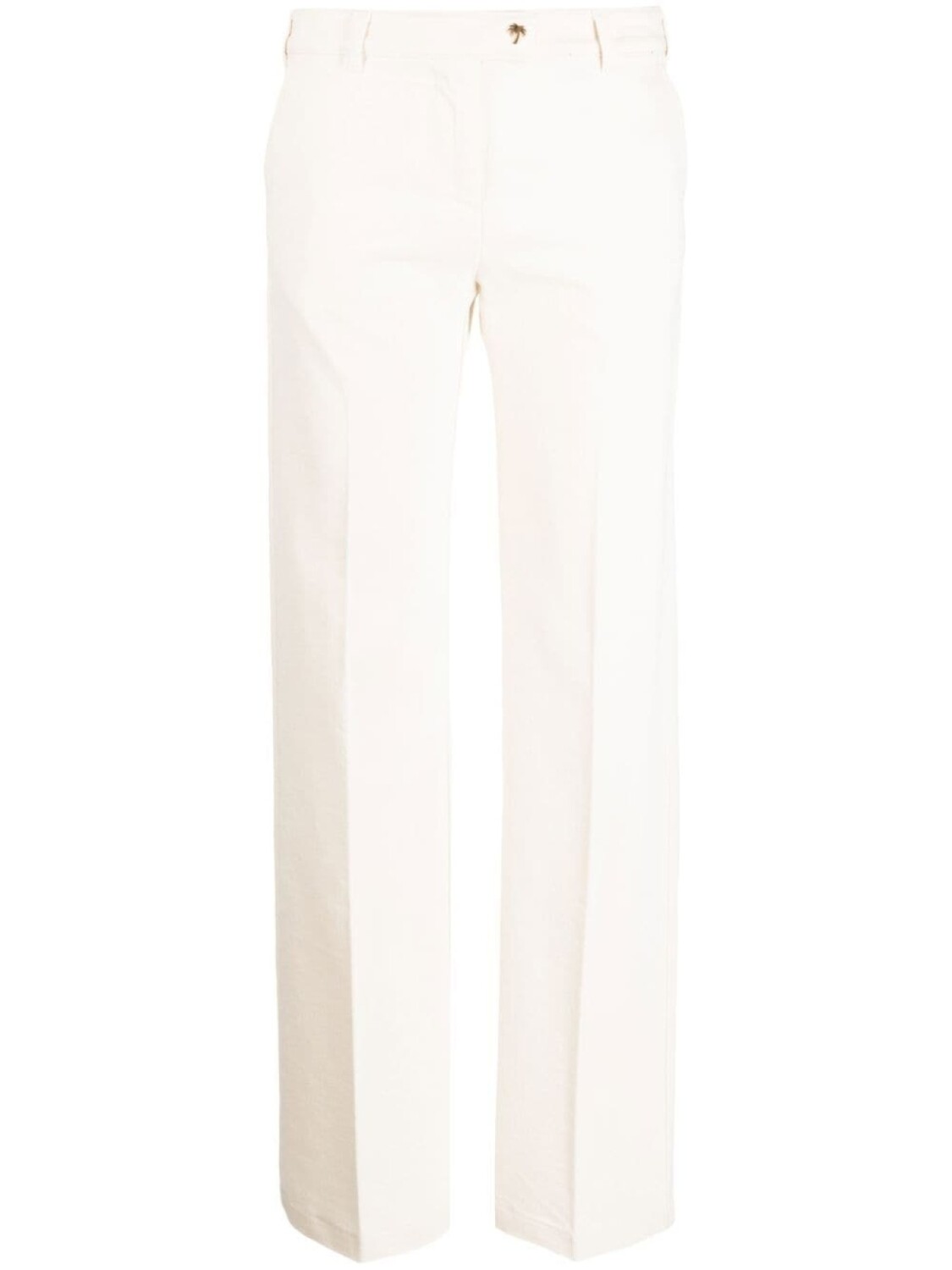 

Расклешенные джинсы с логотипом Palm Angels, белый