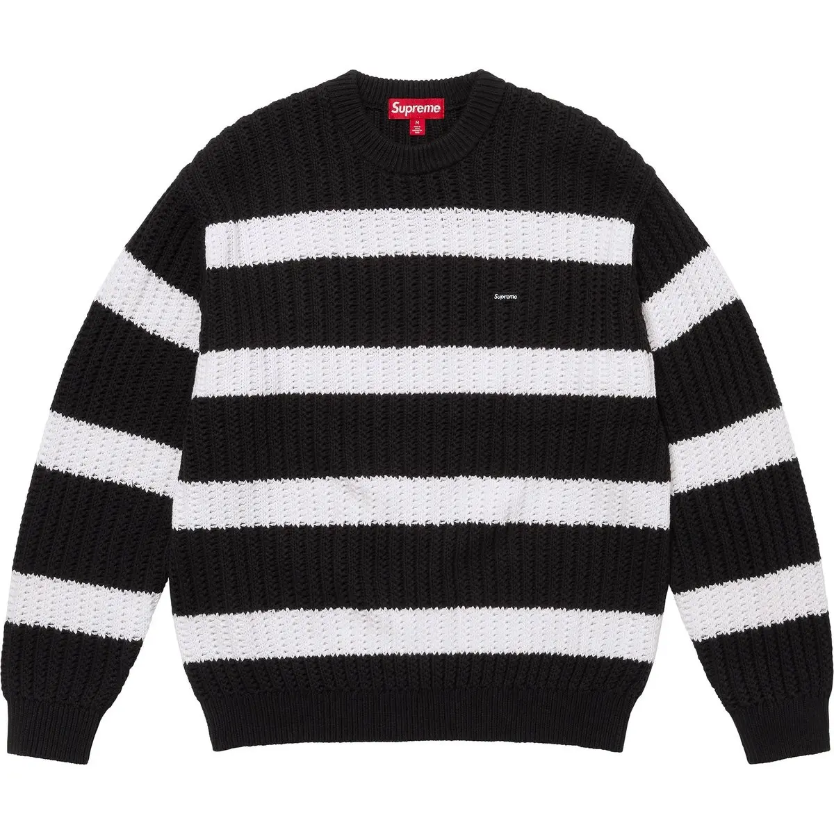 

Свитер Loose Gauge Stripe Small Box Supreme, черный
