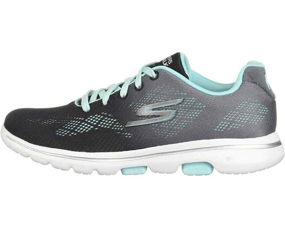 Кроссовки SKECHERS Performance Go Walk 5 - Alive, цвет Black/Aqua — фото 4