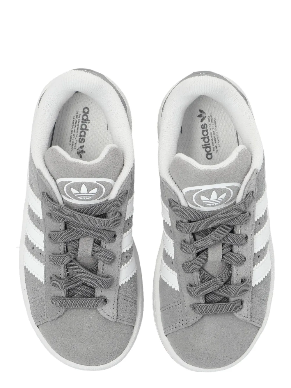 Кеды Campus 00s с эластичными шнурками Adidas Kids, серый — фото 4