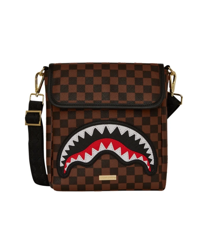 

Разноцветная сумка-мессенджер, лимитированная серия Sprayground, коричневый