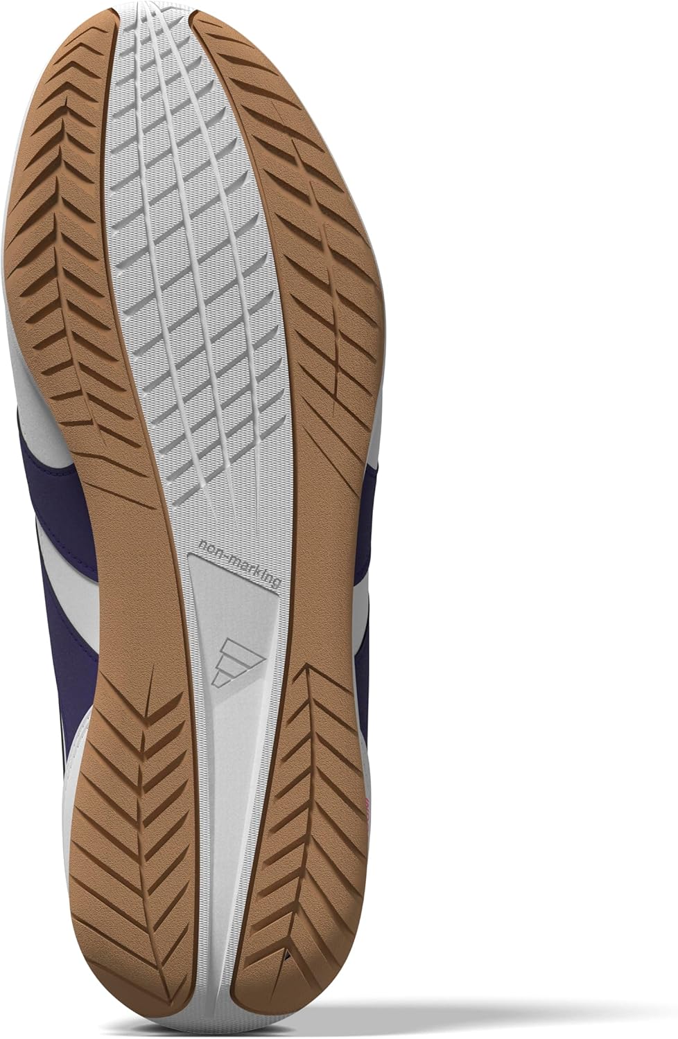 Детские кроссовки Adidas Club Predator Indoor (унисекс), белый/фиолетовый — фото 2