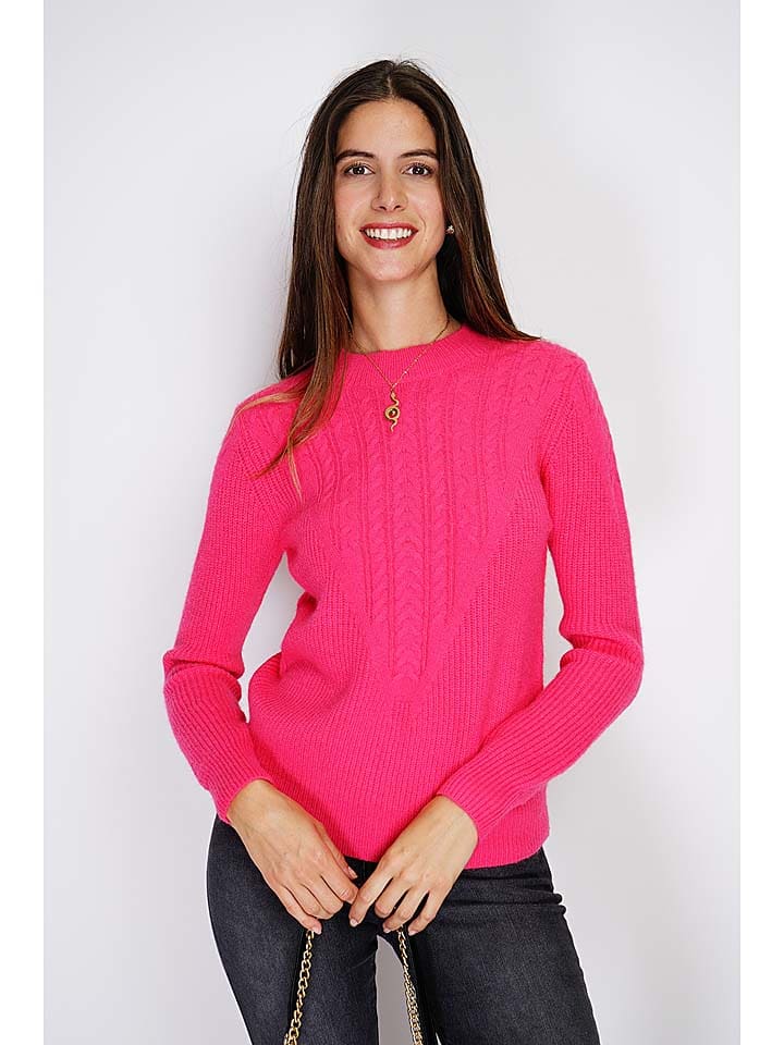 

Пуловер William de Faye Pullover, розовый